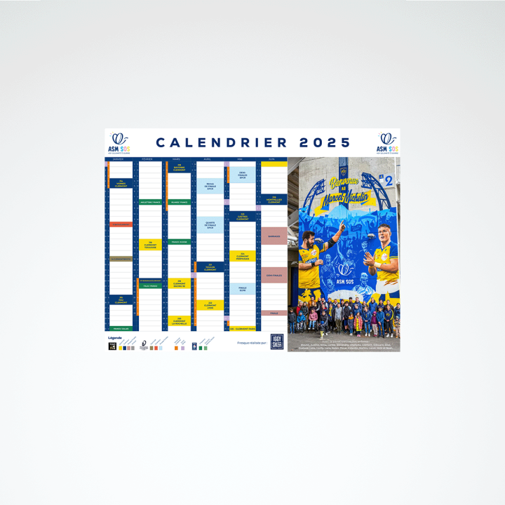 CALENDRIER ASM SOS 2025