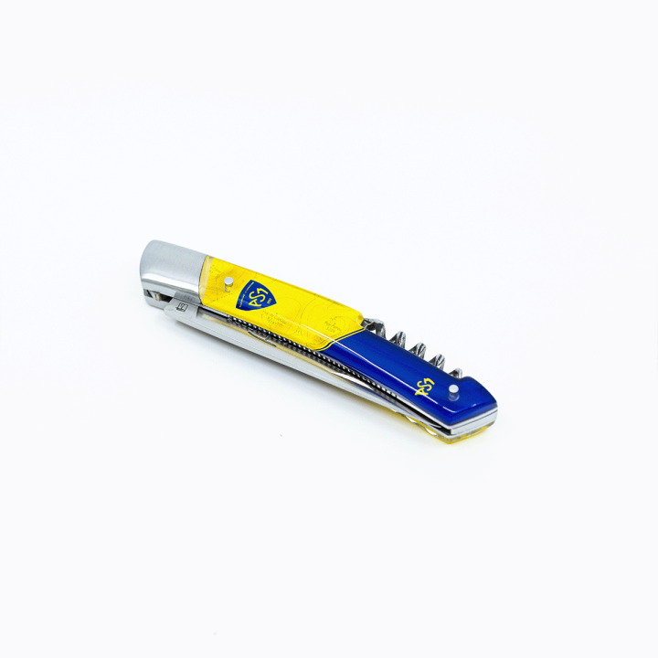 Couteau LE THIERS® avec un manche en résine et tire-bouchon