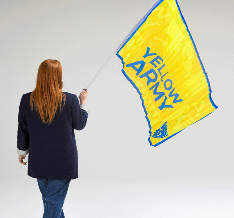 Drapeau Yellow Army ASM Clermont