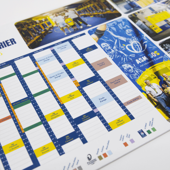 Tote Bag et Calendrier ASM SOS 2026