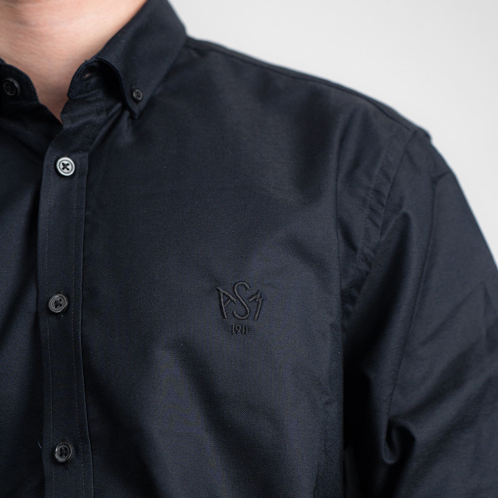 Chemise homme manches longues logo brodé ASM Clermont