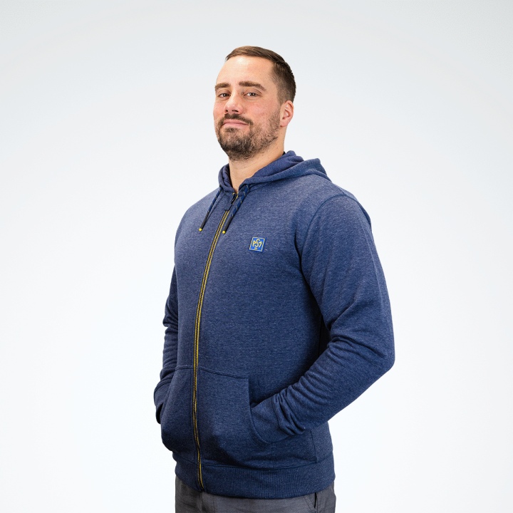 Sweat à capuche zippé homme Orcines