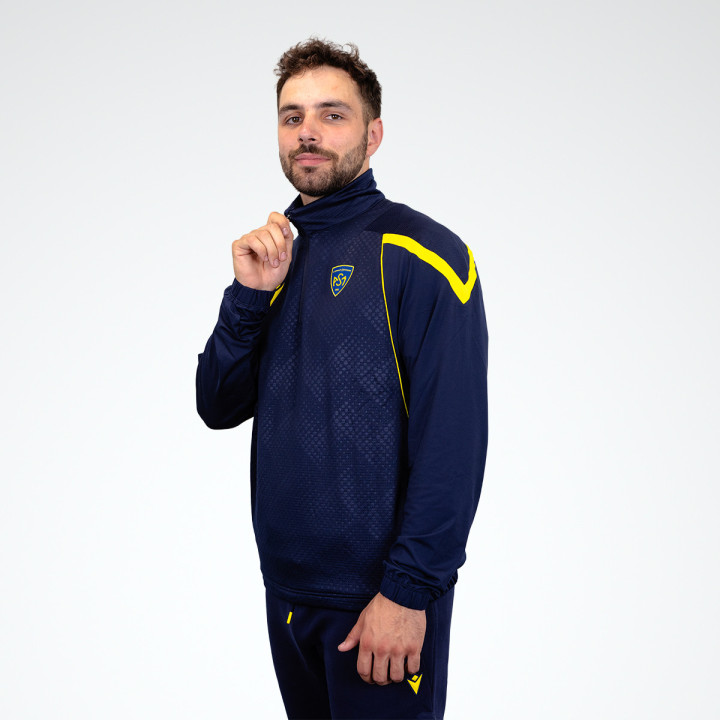 SWEAT HOMME 1/4 ZIP TRAINING MACRON 2026/2027