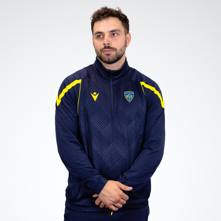 SWEAT HOMME 1/4 ZIP TRAINING MACRON 2026/2027