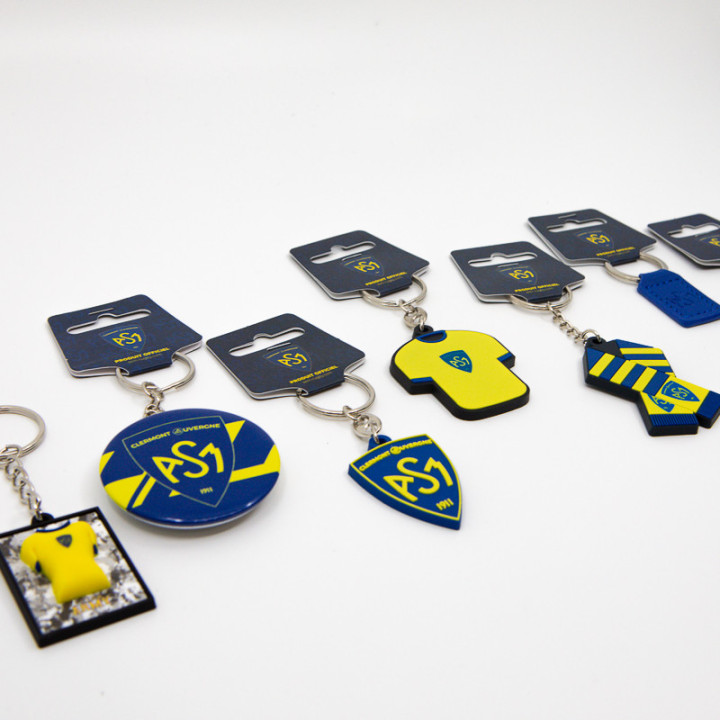 Porte-clés maillot 3D ASM Clermont