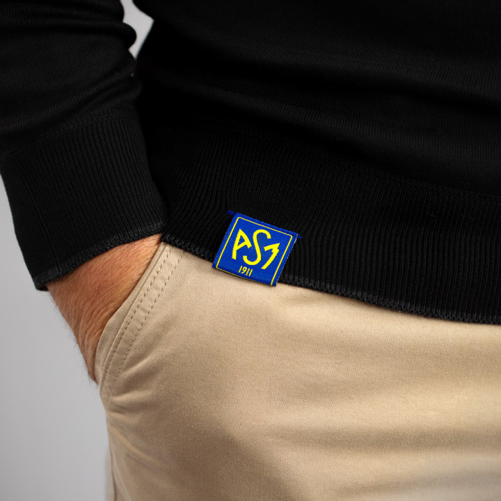 Pull col V homme Systol logo brodé ASM Clermont