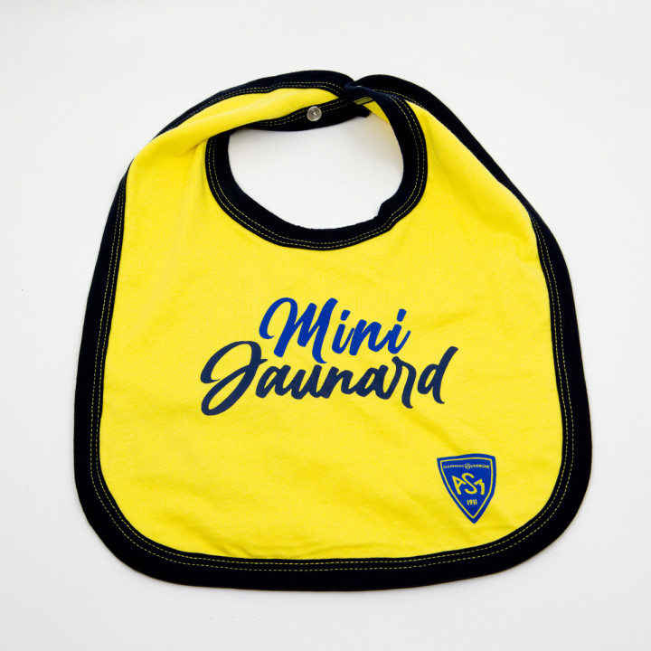 Bavoir bébé mini Jaunard ASM Clermont