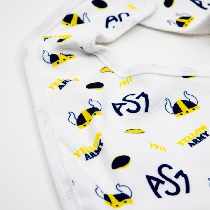 Bavoir bébé mini logos ASM Clermont