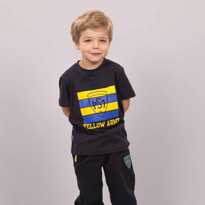 T-shirt enfant bandes ASM Clermont